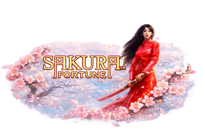 Sakura Fortune automat japonski motyw re-spiny przyklejone symbole wypłaty RTP 96